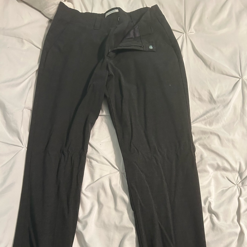 Gray work pants